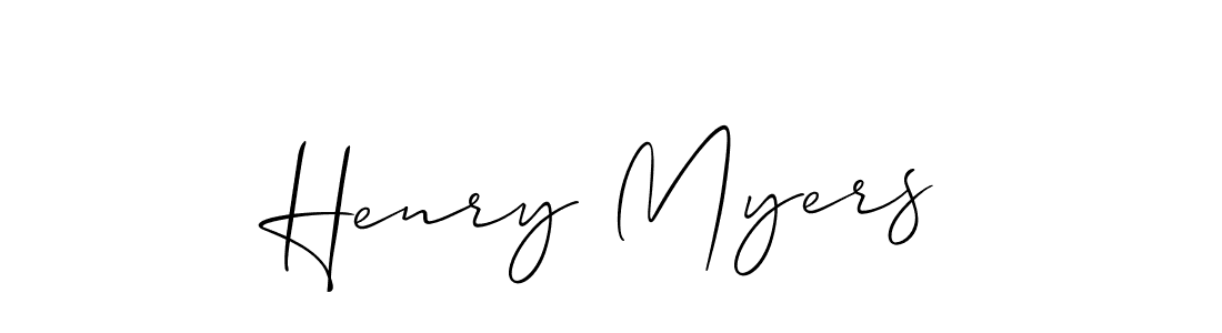 Design your own signature with our free online signature maker. With this signature software, you can create a handwritten (Allison_Script) signature for name Henry Myers. Henry Myers signature style 2 images and pictures png