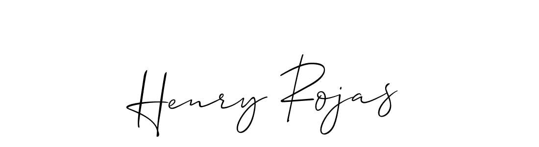 How to make Henry Rojas signature? Allison_Script is a professional autograph style. Create handwritten signature for Henry Rojas name. Henry Rojas signature style 2 images and pictures png