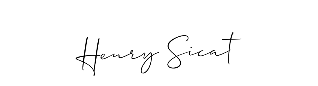 Similarly Allison_Script is the best handwritten signature design. Signature creator online .You can use it as an online autograph creator for name Henry Sicat. Henry Sicat signature style 2 images and pictures png