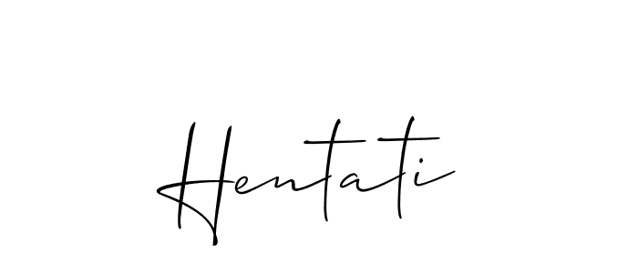 Make a beautiful signature design for name Hentati. Use this online signature maker to create a handwritten signature for free. Hentati signature style 2 images and pictures png