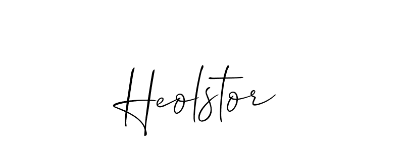 Also we have Heolstor name is the best signature style. Create professional handwritten signature collection using Allison_Script autograph style. Heolstor signature style 2 images and pictures png