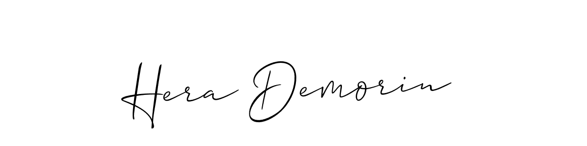 Best and Professional Signature Style for Hera Demorin. Allison_Script Best Signature Style Collection. Hera Demorin signature style 2 images and pictures png