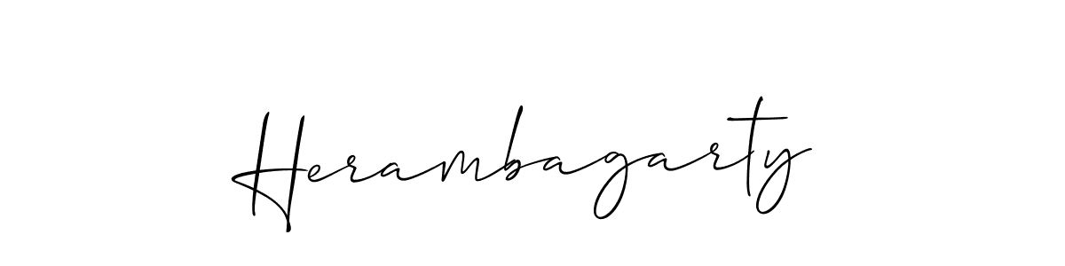 Make a beautiful signature design for name Herambagarty. Use this online signature maker to create a handwritten signature for free. Herambagarty signature style 2 images and pictures png