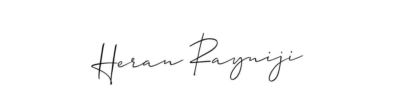 You can use this online signature creator to create a handwritten signature for the name Heran Rayniji. This is the best online autograph maker. Heran Rayniji signature style 2 images and pictures png