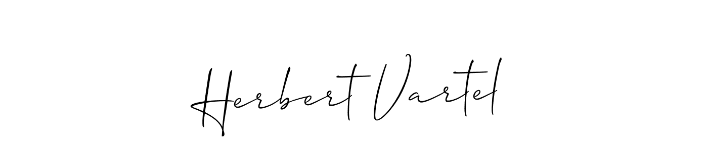 Make a beautiful signature design for name Herbert Vartel. Use this online signature maker to create a handwritten signature for free. Herbert Vartel signature style 2 images and pictures png