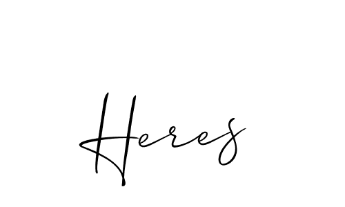 You can use this online signature creator to create a handwritten signature for the name Heres. This is the best online autograph maker. Heres signature style 2 images and pictures png