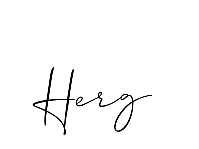 Best and Professional Signature Style for Herg. Allison_Script Best Signature Style Collection. Herg signature style 2 images and pictures png