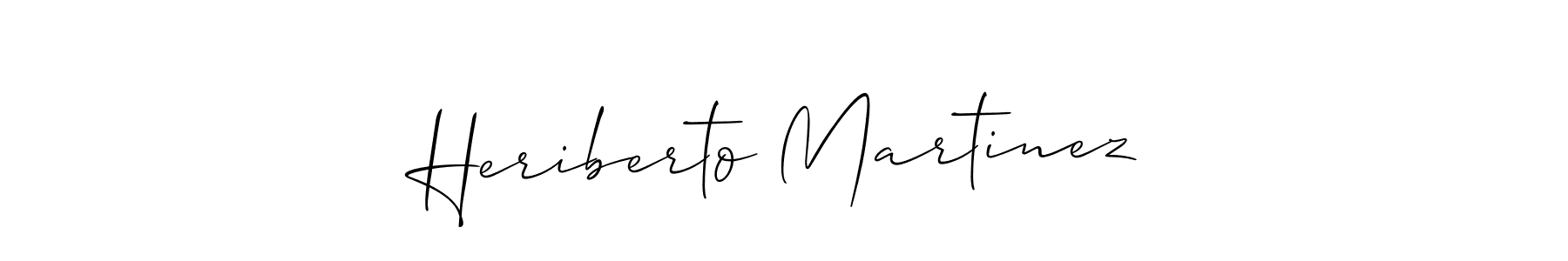 It looks lik you need a new signature style for name Heriberto Martinez. Design unique handwritten (Allison_Script) signature with our free signature maker in just a few clicks. Heriberto Martinez signature style 2 images and pictures png