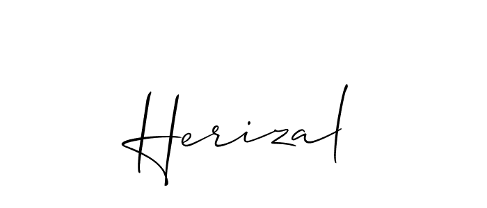 Make a beautiful signature design for name Herizal. Use this online signature maker to create a handwritten signature for free. Herizal signature style 2 images and pictures png