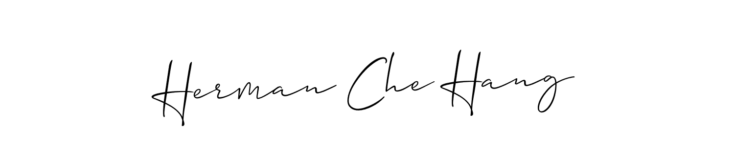 See photos of Herman Che Hang official signature by Spectra . Check more albums & portfolios. Read reviews & check more about Allison_Script font. Herman Che Hang signature style 2 images and pictures png