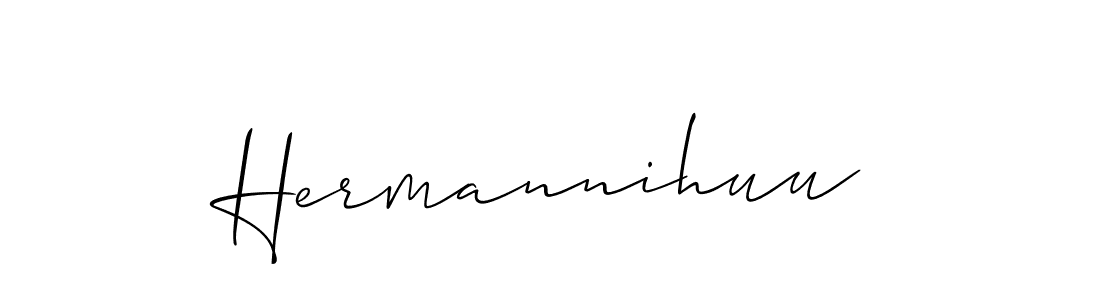 Once you've used our free online signature maker to create your best signature Allison_Script style, it's time to enjoy all of the benefits that Hermannihuu name signing documents. Hermannihuu signature style 2 images and pictures png