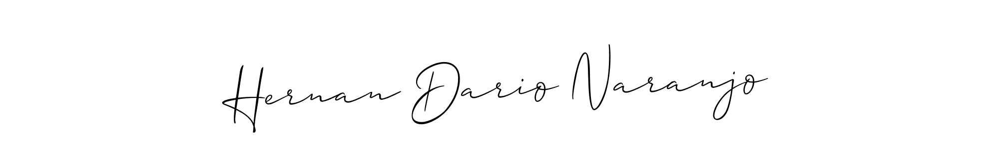 How to Draw Hernan Dario Naranjo signature style? Allison_Script is a latest design signature styles for name Hernan Dario Naranjo. Hernan Dario Naranjo signature style 2 images and pictures png