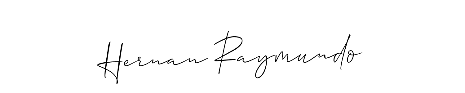 How to Draw Hernan Raymundo signature style? Allison_Script is a latest design signature styles for name Hernan Raymundo. Hernan Raymundo signature style 2 images and pictures png