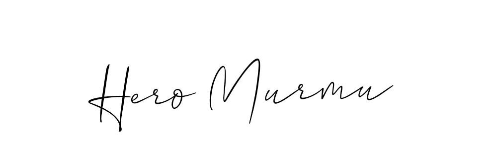 Design your own signature with our free online signature maker. With this signature software, you can create a handwritten (Allison_Script) signature for name Hero Murmu. Hero Murmu signature style 2 images and pictures png