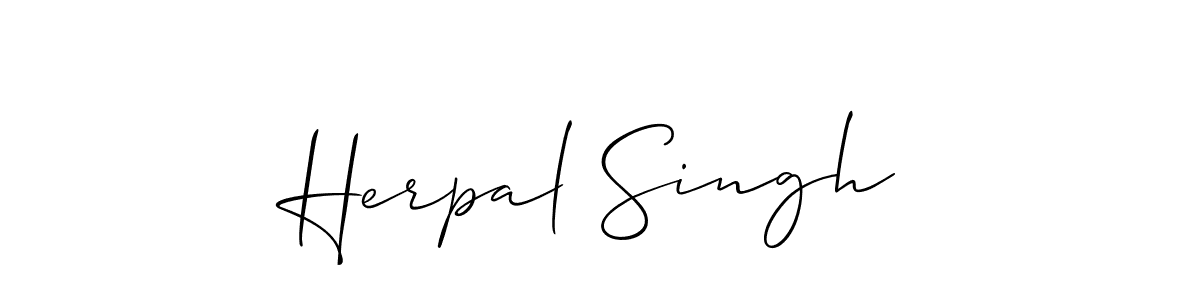 How to Draw Herpal Singh signature style? Allison_Script is a latest design signature styles for name Herpal Singh. Herpal Singh signature style 2 images and pictures png