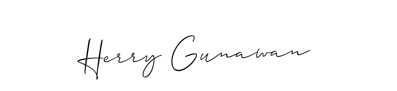 Best and Professional Signature Style for Herry Gunawan. Allison_Script Best Signature Style Collection. Herry Gunawan signature style 2 images and pictures png