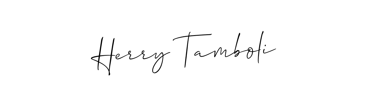 This is the best signature style for the Herry Tamboli name. Also you like these signature font (Allison_Script). Mix name signature. Herry Tamboli signature style 2 images and pictures png