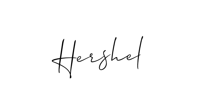 Once you've used our free online signature maker to create your best signature Allison_Script style, it's time to enjoy all of the benefits that Hershel name signing documents. Hershel signature style 2 images and pictures png
