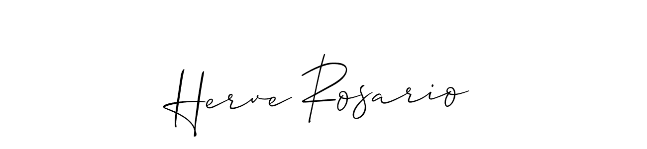 This is the best signature style for the Herve Rosario name. Also you like these signature font (Allison_Script). Mix name signature. Herve Rosario signature style 2 images and pictures png