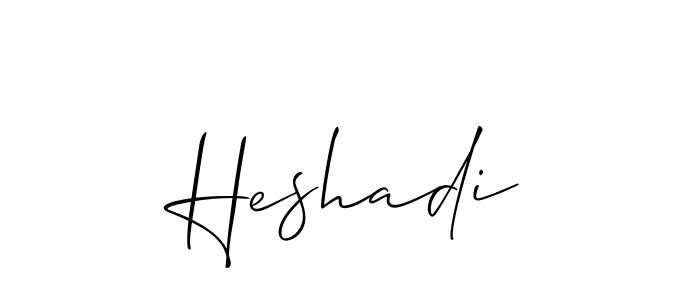 This is the best signature style for the Heshadi name. Also you like these signature font (Allison_Script). Mix name signature. Heshadi signature style 2 images and pictures png