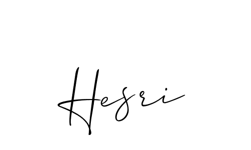 You should practise on your own different ways (Allison_Script) to write your name (Hesri) in signature. don't let someone else do it for you. Hesri signature style 2 images and pictures png