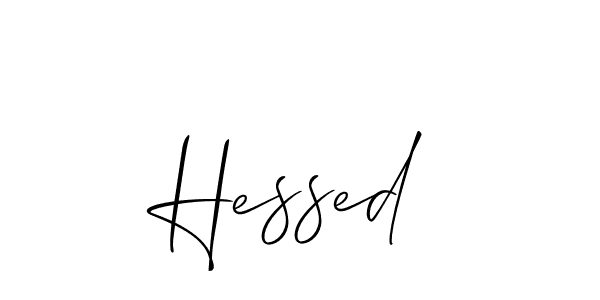 How to Draw Hessed signature style? Allison_Script is a latest design signature styles for name Hessed. Hessed signature style 2 images and pictures png