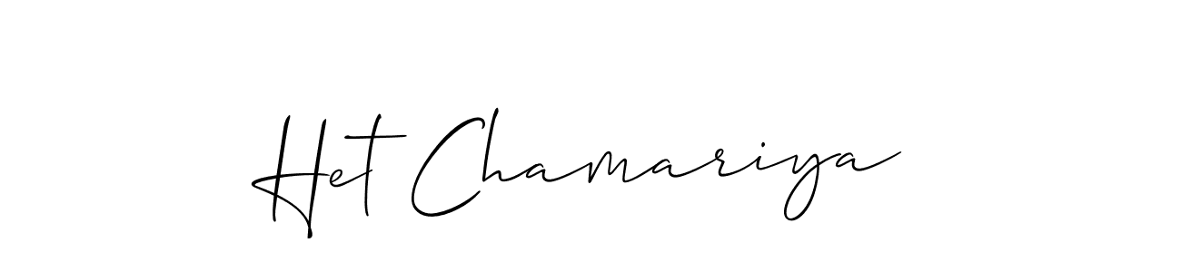 Het Chamariya stylish signature style. Best Handwritten Sign (Allison_Script) for my name. Handwritten Signature Collection Ideas for my name Het Chamariya. Het Chamariya signature style 2 images and pictures png