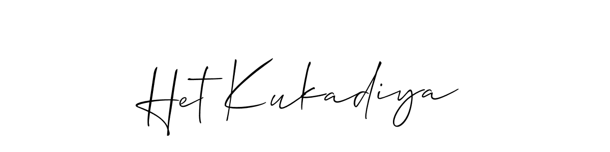 Once you've used our free online signature maker to create your best signature Allison_Script style, it's time to enjoy all of the benefits that Het Kukadiya name signing documents. Het Kukadiya signature style 2 images and pictures png