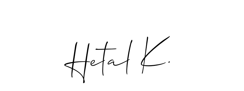 Here are the top 10 professional signature styles for the name Hetal K.. These are the best autograph styles you can use for your name. Hetal K. signature style 2 images and pictures png