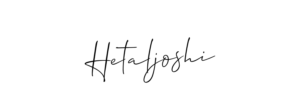 Similarly Allison_Script is the best handwritten signature design. Signature creator online .You can use it as an online autograph creator for name Hetaljoshi. Hetaljoshi signature style 2 images and pictures png