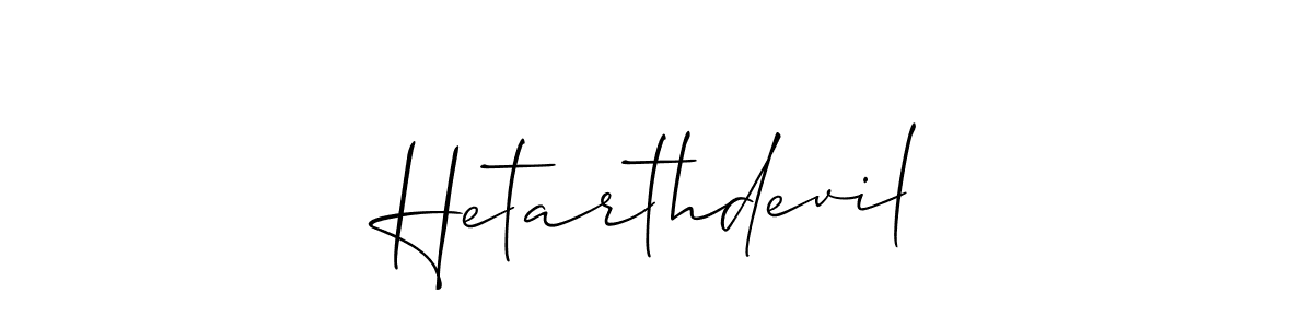 Also we have Hetarthdevil name is the best signature style. Create professional handwritten signature collection using Allison_Script autograph style. Hetarthdevil signature style 2 images and pictures png