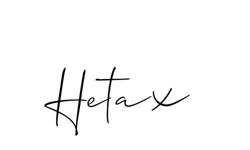 if you are searching for the best signature style for your name Hetax. so please give up your signature search. here we have designed multiple signature styles  using Allison_Script. Hetax signature style 2 images and pictures png