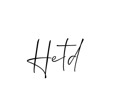 Best and Professional Signature Style for Hetd. Allison_Script Best Signature Style Collection. Hetd signature style 2 images and pictures png