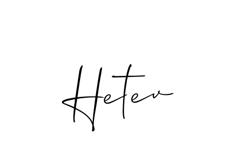 Make a beautiful signature design for name Hetev. Use this online signature maker to create a handwritten signature for free. Hetev signature style 2 images and pictures png