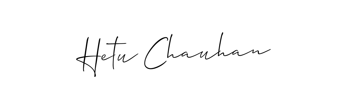 Best and Professional Signature Style for Hetu Chauhan. Allison_Script Best Signature Style Collection. Hetu Chauhan signature style 2 images and pictures png
