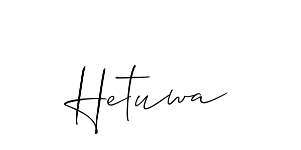 It looks lik you need a new signature style for name Hetuwa. Design unique handwritten (Allison_Script) signature with our free signature maker in just a few clicks. Hetuwa signature style 2 images and pictures png