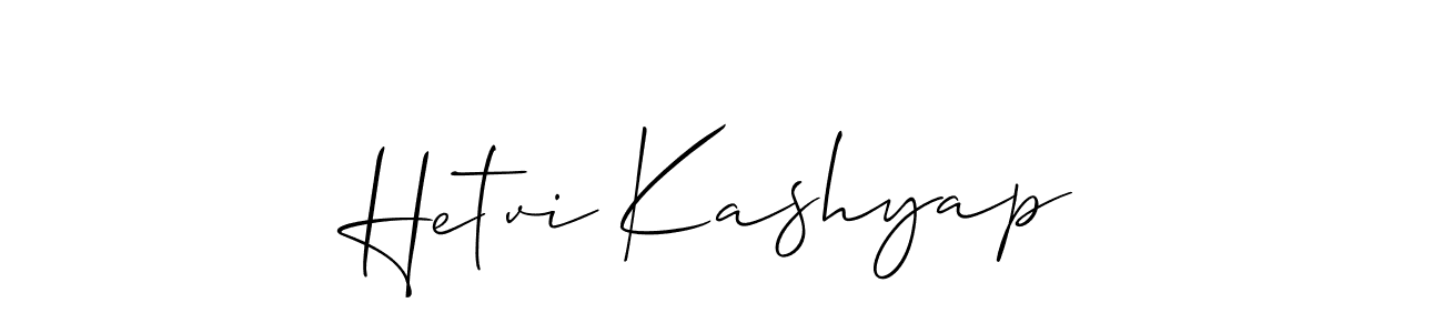 Similarly Allison_Script is the best handwritten signature design. Signature creator online .You can use it as an online autograph creator for name Hetvi Kashyap. Hetvi Kashyap signature style 2 images and pictures png