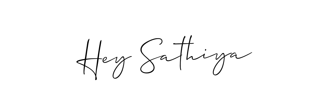 You can use this online signature creator to create a handwritten signature for the name Hey Sathiya. This is the best online autograph maker. Hey Sathiya signature style 2 images and pictures png