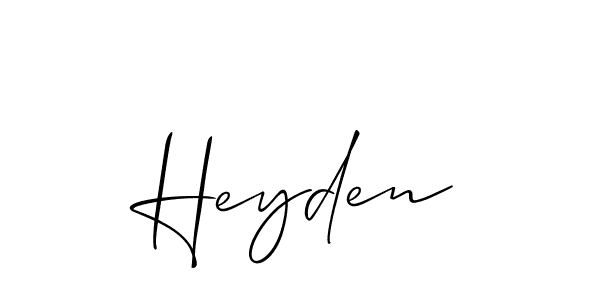 Check out images of Autograph of Heyden name. Actor Heyden Signature Style. Allison_Script is a professional sign style online. Heyden signature style 2 images and pictures png