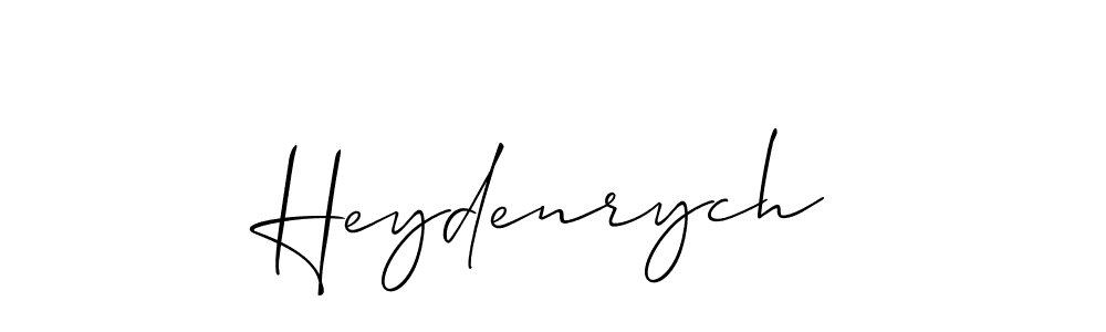 How to Draw Heydenrych signature style? Allison_Script is a latest design signature styles for name Heydenrych. Heydenrych signature style 2 images and pictures png