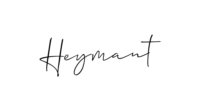 It looks lik you need a new signature style for name Heymant. Design unique handwritten (Allison_Script) signature with our free signature maker in just a few clicks. Heymant signature style 2 images and pictures png