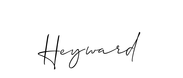 Make a beautiful signature design for name Heyward. Use this online signature maker to create a handwritten signature for free. Heyward signature style 2 images and pictures png