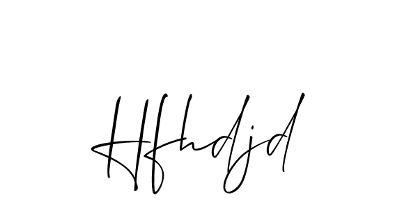 Best and Professional Signature Style for Hfhdjd. Allison_Script Best Signature Style Collection. Hfhdjd signature style 2 images and pictures png