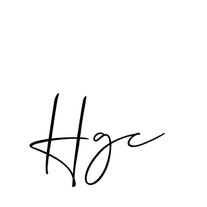 Hgc stylish signature style. Best Handwritten Sign (Allison_Script) for my name. Handwritten Signature Collection Ideas for my name Hgc. Hgc signature style 2 images and pictures png
