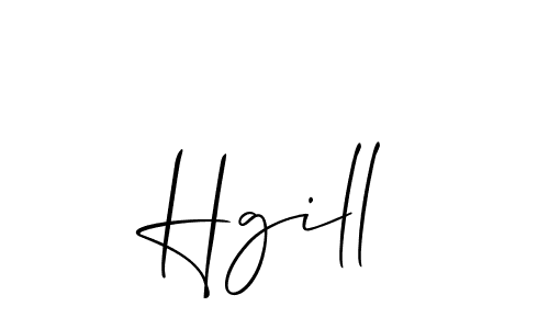 Once you've used our free online signature maker to create your best signature Allison_Script style, it's time to enjoy all of the benefits that Hgill name signing documents. Hgill signature style 2 images and pictures png