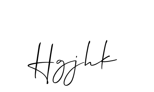 It looks lik you need a new signature style for name Hgjhk. Design unique handwritten (Allison_Script) signature with our free signature maker in just a few clicks. Hgjhk signature style 2 images and pictures png