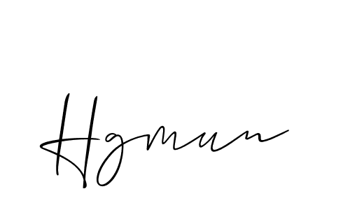 if you are searching for the best signature style for your name Hgmun. so please give up your signature search. here we have designed multiple signature styles  using Allison_Script. Hgmun signature style 2 images and pictures png