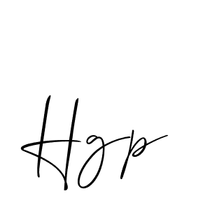 if you are searching for the best signature style for your name Hgp. so please give up your signature search. here we have designed multiple signature styles  using Allison_Script. Hgp signature style 2 images and pictures png