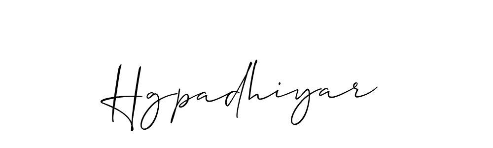 Make a beautiful signature design for name Hgpadhiyar. Use this online signature maker to create a handwritten signature for free. Hgpadhiyar signature style 2 images and pictures png