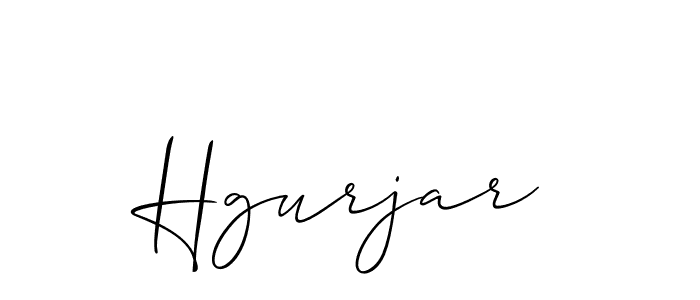 Create a beautiful signature design for name Hgurjar. With this signature (Allison_Script) fonts, you can make a handwritten signature for free. Hgurjar signature style 2 images and pictures png